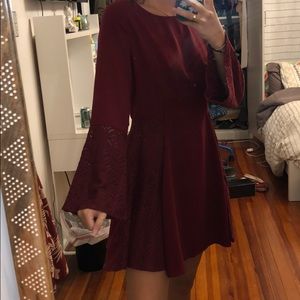 Maroon Dress